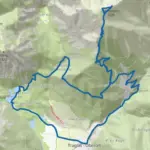 Messnerin (1.835 Meter) und Marienklamm – über Grüner See - Karte