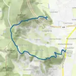 Schloss St. Martin Wanderung über den Kehlberg - Karte