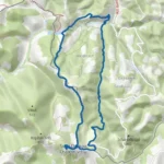 Heiligengeistklamm mit Sveti Duh - Karte