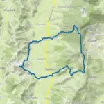 Straden: Auf den Spuren der Vulkane  – Um die Mitte - Karte