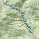 Große Raabklamm  – zwischen Mortantsch und Arzberg - Karte