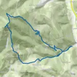 Hohe Zetz (1.264m) von Anger aus - Karte