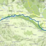 Von Bad Radkersburg bis Mureck / 1. Etappe am Südalpenweg 03 - Karte