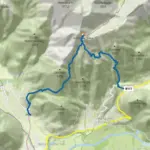 Admonter Haus – über die Grabneralm von Hall - Karte