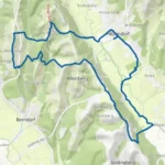 Wandern in Hitzendorf auf dem Schlösserweg - Karte