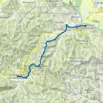 Von Ehrenhausen bis Leutschach / 3. Etappe am Südalpenweg - Karte