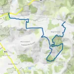 Schloss Lustbühel und Neue-Welt-Höhe - Karte