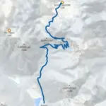 Zur Sonnschienhütte als Schneeschuhwanderung von Jassing - Karte