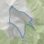 Greim (2.474 m) – Wanderung über den Gipfel von der Greimhütte als Rundtour - Karte