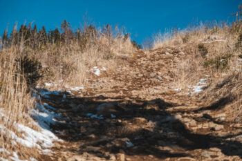 aussichtsweg aufstieg hochlantsch