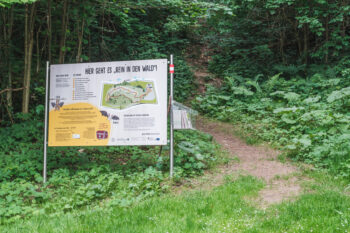 Rein in den Wald – ein Erlebnispfad 4 3 eingang rein in den wald