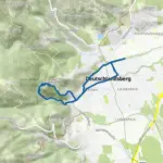 Deutschlandsberger Klause mit Burg Deutschlandsberg - Karte