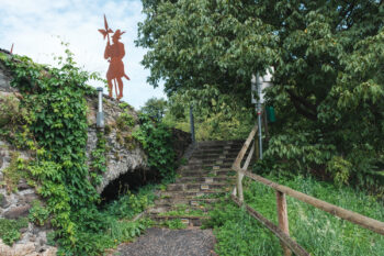 Deutschlandsberger Klause mit Burg Deutschlandsberg 11 jakobistiege burg
