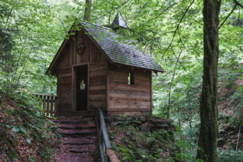 Deutschlandsberger Klause mit Burg Deutschlandsberg 8 unterstand klause