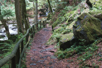 Deutschlandsberger Klause mit Burg Deutschlandsberg 6 weg durch die klause