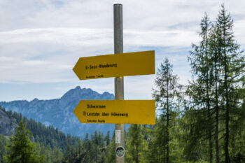 6-Seen-Wanderung auf der Tauplitzalm 15 18 wegweiser sechs seen wanderung tauplitz