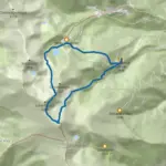 Zirbitzkogel (2.396 m) – von der Sabathyhütte über den Lindersee und Winterleiten - Karte