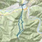 Hochanger (1.304 m) – von Bruck an der Mur - Karte
