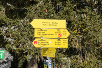 wegweiser waldheimat fischbacher alpen