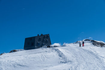 Seethaler-Hütte – von der Dachstein-Bergstation 7 5 seethaler huette blick