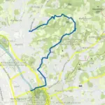 Über die Platte zur Stephanienwarte - Karte