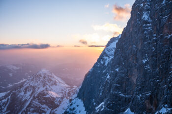 Seethaler-Hütte – von der Dachstein-Bergstation 13 sonnenuntergang dachstein warte