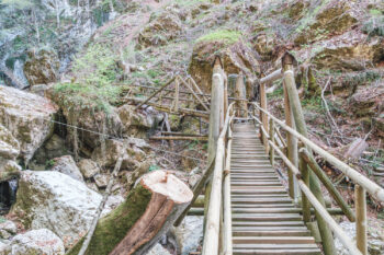 1 holzstege kesselfallklamm