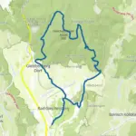 Gleichenberger Kogel (598 m) mit Mühlsteinbruch - Karte