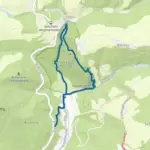 Kesselfallklamm-Rundweg - Karte