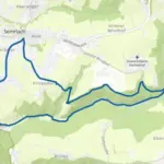 R13 Rötschgrabenweg in Semriach - Karte