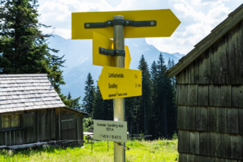 4 sandlingalm wegweiser