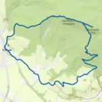 Dörfelstein (1.070 m) Rundweg von Hall - Karte